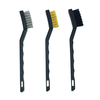 3pcs anti-statique métal rouille nettoyer outils mini-fil brosse ensemble en acier en laiton Nylon brosse nettoyage poli