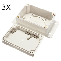 3Pcs blanc en plastique imperméable à l