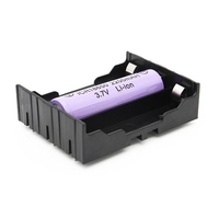 3pcs bricolage 3-slot 18650 Batterie titulaire avec des épingles