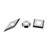 3pcs coupeur dinsertion de carbure de tungstène pour le tournage de bois outil de tour de bricolage