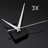 3pcs diy blanches mains triangle quartz mécanisme de mouvement d
