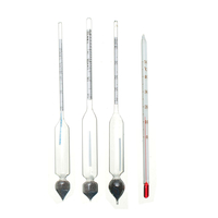 3Pcs Fabricant du Vin Hydromètre Mètre d