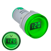 3pcs Green 22MM AD16 AD16-22DSV Type AC 60-500V Mini Voltage Meter LED Digital Display AC Voltmeter Indicator Light/Pilo
