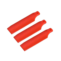 3PCS JDHMBD Lame de queue de 62mm pour hélicoptère RC de classe 450