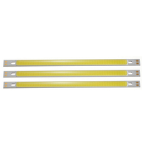 3pcs LUSTREON Blanc Blanc Haute Puissance 10W COB LED Puce Lumière DC12-14V pour Lampe DIY 200x10MM