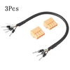 3Pcs M5Stack Câble blindé à paire torsadée à 4 cœurs 24AWG RS485 RS232 Ligne de communication de données CAN 0, 2 M