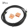 3Pcs M5Stack Câble blindé à paire torsadée à 4 cœurs 24AWG RS485 RS232 Ligne de communication de données CAN 1M