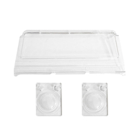3PCS MN-90 1/12 Rc Voiture Pièces De Rechange Pare-Brise Avant + Lumières