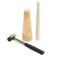 3pcs or diy / argent mandrin bijoux outil de réparation de mise en forme / Hammer
