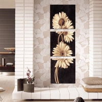3pcs peintures dart de chrysanthème dimpression mur photos Home Decor sans cadre