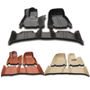 3pcs PU cuir tapis complet de revêtement de sol avant doublure arrière étanche pour BMW 3series 2005-2011