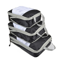3pcs sacs demballage imperméables en plein air voyager sac de stockage de bagages vêtements sacs