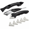 3pcs silicone scraper calfeutrage grouting scellant finition kit de nettoyage outil