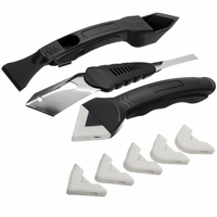3pcs silicone scraper calfeutrage grouting scellant finition kit de nettoyage outil