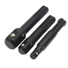 3Pcs Socket Impact Driver Adapter SDS Plus Shank 1/4 3/8 1/2 Inch Power Extension Drill Bit Bar