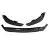 3pcs style de fibre de carbone pare-chocs avant lèvre spoiler couverture pour Ford Focus 2019