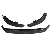 3pcs style de fibre de carbone pare-chocs avant lèvre spoiler couverture pour Ford Focus 2019