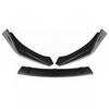3pcs style de fibre de carbone pare-chocs avant spoiler cache-lèvre garniture protecteur pour Tesla modèle 3 xs