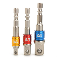 3Pcs Tournevis Électrique Adaptateur de Barre d