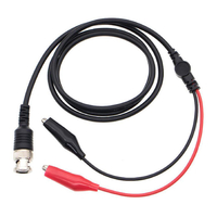 3pcs Y101 1.1M 50Ω BNC en cuivre pur pour câble de test de pince crocodile Oscilloscope Q9 Ligne de test