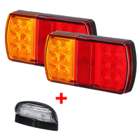 3PCS 6000K LED Lumière de la plaque dimmatriculation de lumière de queue de voiture lampe imperméable pour le batea