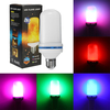 3W E27 99LED effet de flamme scintillement feu ampoule AC85-265V KTV fête décoration lampe bleu / rouge / rose / vert /