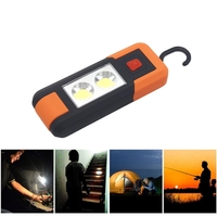 3W Portable Magnétique COB LED Lumière De Travail Batterie Tente De Camping Tente Lanterne De Urgence Avec Crochet