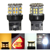 3W T20 7443 1206 W21 / 5W LED Feu stop 50SMD Ampoule de lampe de stationnement darrêt de voiture blanc