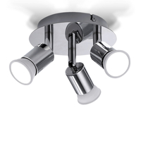 3Ways GU10 Plafonnier Spot Luminaire Pendentif Rotatif Lampe Éclairage Domestique