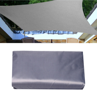 3X4/5/6M Tente Pare-Soleil Heavy Duty Voile Auvent Camping En Plein Air Patio Cour Abri De Jardin UV Écran