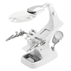 3X/4.5X Helping Hand Soudure Soudure Stand Loupe LED Avec Pince Crocodile