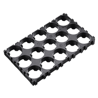 3x5 Batterie Entretoise Support en plastique 18650 Lithium Batterie Combinaison de support Support fixe avec ba onnette