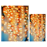 3x5FT 5x7FT sombre coeur lumière photographie toile de fond fond Studio Prop