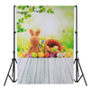 3x5FT vinyle lapin conte de fées photographie toile de fond fond Studio Prop