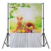 3x5FT vinyle lapin conte de fées photographie toile de fond fond Studio Prop