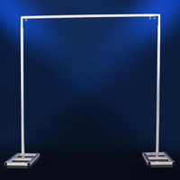 3X6M 3X3M Rideau télescopique réglable toile de fond de support de support de support