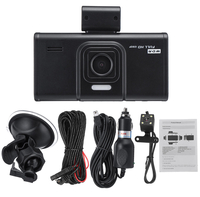 4 HD 1080P Double lentille DVR de voiture Caméra avant et arrière Video Dash Cam Recorder 170 degrés