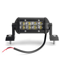 4 `` pouces 6000K LED barre lumineuse de travail 2 rangées spot / projecteurs voiture camion SUV tout-terrain