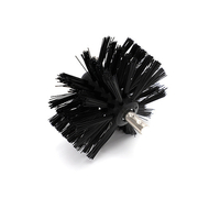 4-12 tiges Kit de nettoyage de cheminée alimenté par forage de 610 mm Outils de nettoyage de brosse de cheminée