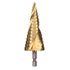 4-32MM HSS 4241 Foret à Étape Spirale Groove Échelle Foret Hexagone Shank