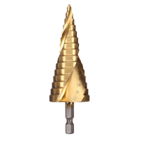 4-32MM HSS 4241 Foret à Étape Spirale Groove Échelle Foret Hexagone Shank