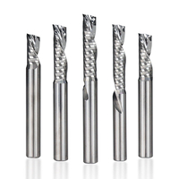 4-8mm tige gauche en carbure de tungstène fraise fraise en carbure fraise en spirale simple cannelure outil de gravure