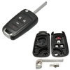  4 bouton pliage à distance retourner touche cas de coquille fob pour Chevrolet Sonic remplacement