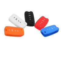 4 boutons silicone Smart Remote Key Cover Cover Holder Fit pour Jeep Renegade