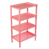 4 couches salle de bain étagère de support de rangement en plastique assemble le support de panier de rangement cuisine