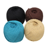 4 couleurs 4mm 110m coton naturel cordon torsadé macramé lin Jute bricolage fil tressé artisanat à la main
