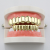4 couleurs métal brillant bretelles placage noir bretelles Hip Hop Rose Gold Grillz dents bijoux