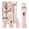 4 dans 1 femmes portatives sourcil corps nez nez cheveux rasoir épilateur remover indolore