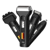 4 en 1 rasoir électrique rechargeable rasoir cheveux tondeuse nez tondeuse sans fil masseur rasoir hommes