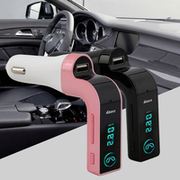 4 en 1 sans fil mains libres Bluetooth Transmetteur FM Lecteur de musique MP3 Chargeur de voiture